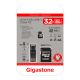 MEMORIA KIT 4 EN 1 UHS-1 CLASS 10 32GB GIGASTONE