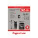 MEMORIA KIT 4 EN 1 UHS-1 CLASS 10 32GB GIGASTONE