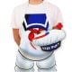 Ghostbusters Stay Puff Apron and & Chef Hat (Delantal y gorro)