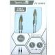 CABLE AUX 3,5 REDONDO, JACK DE NICKEL 1 MTS BLANCO TECH-LIVE