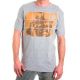 POLERA DESTINY NARANJA GRIS TALLA S