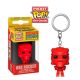 POP Keychain:Mattel - RockEm SockEm - Red Robot