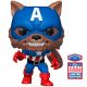 POP Marvel: Year of The Shield- Capwolf Funkon 2021 Exclusivo Weplay