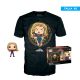 POP & TEE: Marvel- Captain Marvel- XS