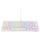 Teclado mecánico Blaze Hunter White - red switch