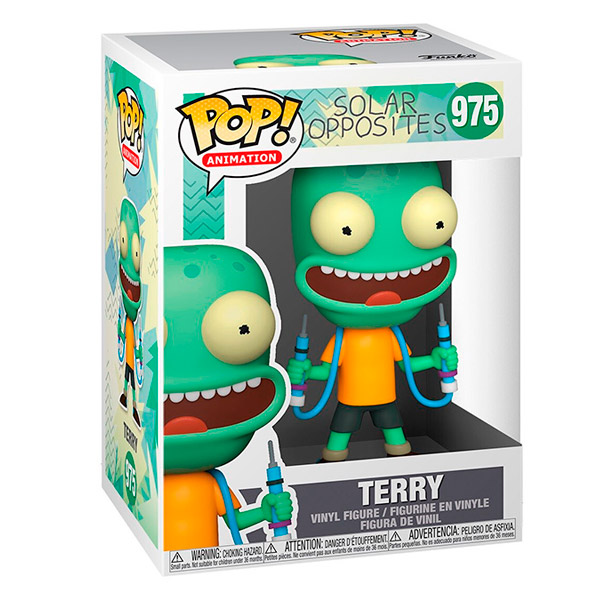 Funko Pop! Animation: Solar Opposites - Terry - Figura de Vinilo Coleccionable - Idea de Regalo- Mercancia Oficial - Juguetes para Niños y Adultos
